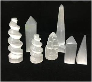 Mix Of products Selenite Minerals