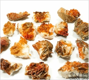 Vanadinite crystals